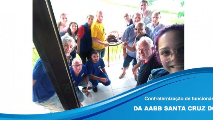 Confraternização de funcionários da AABB Santa Cruz do Sul
