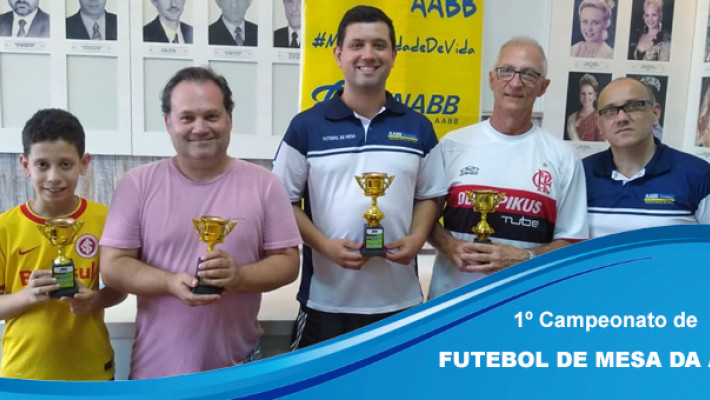 1º Campeonato de Futebol de Mesa da AABB