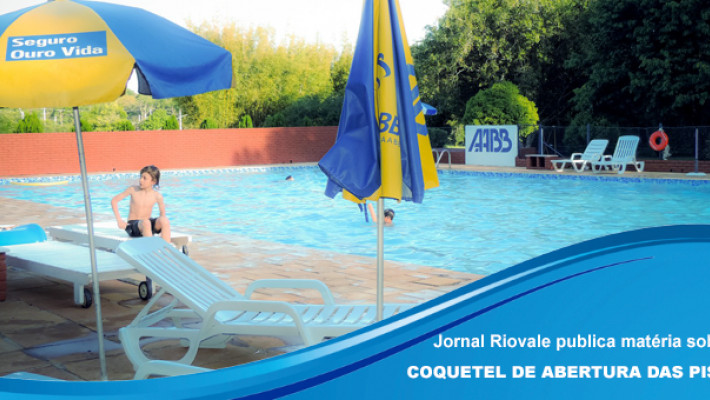 Jornal Riovale publica matéria sobre o Coquetel de Abertura da Temporada de Piscinas