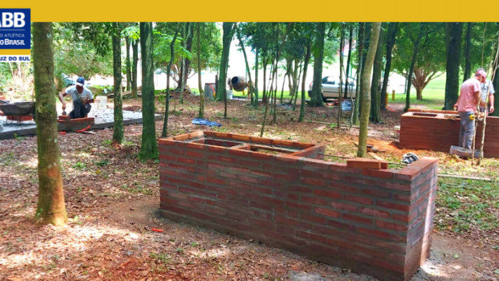 OBRA: Novas churrasqueiras na AABB