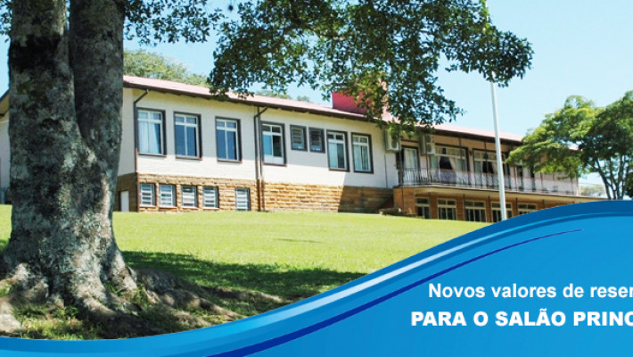 Novo valor de reservas para o Salão Principal