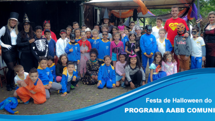 Festa de Halloween do Programa AABB Comunidade