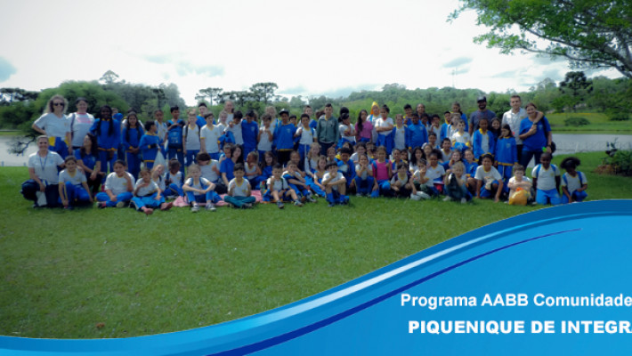 Programa AABB Comunidade realiza piquenique de integração com os educandos