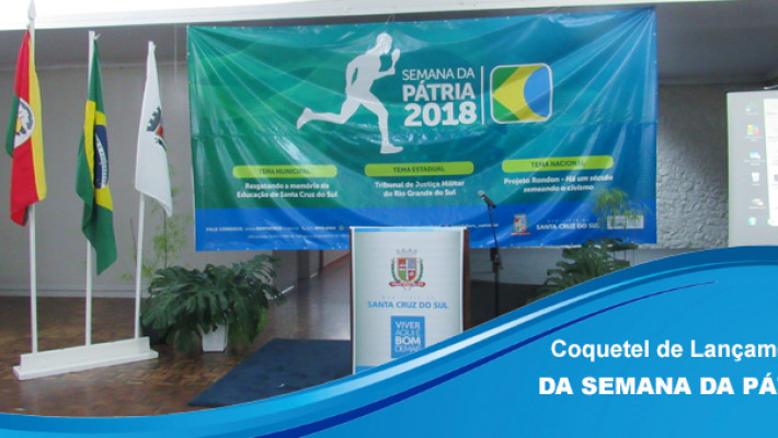 AABB Santa Cruz do Sul sedia coquetel de Lançamento da Semana da Pátria