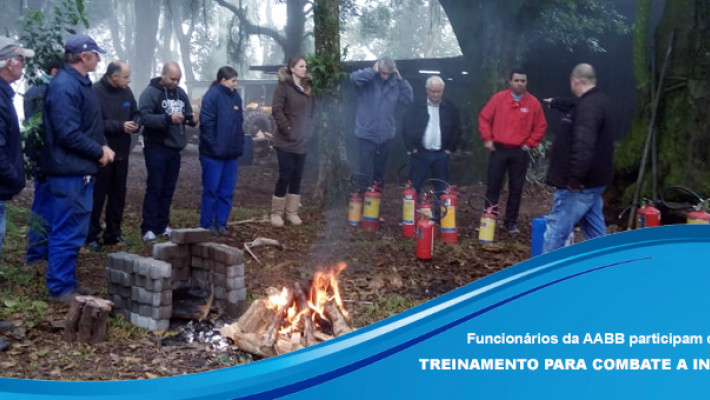 Funcionários da AABB participam de Treinamento para Combate a Incêndio
