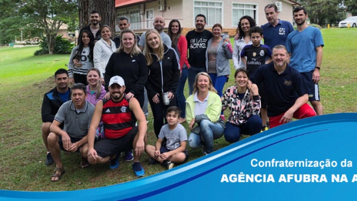 Confraternização da Agência Afubra do Banco do Brasil na AABB Santa Cruz do Sul