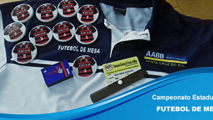 AABB Santa Cruz do Sul participa do Campeonato Estadual de Futebol de Mesa