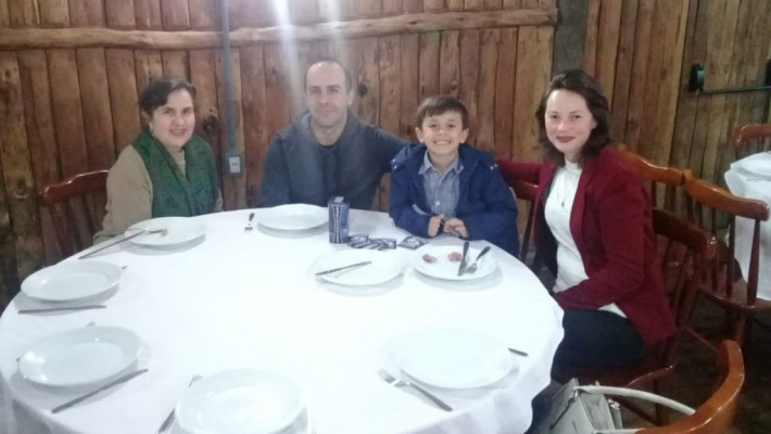 Funcionários do Banco do Brasil de Sinimbu realizam confraternização na AABB Santa Cruz do Sul