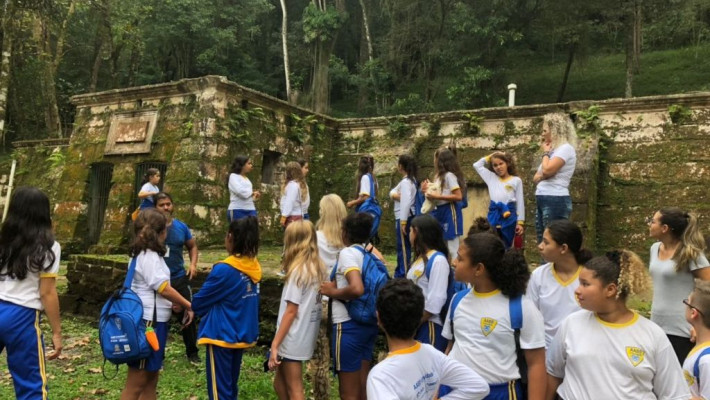 Educandos do Programa AABB Comunidade visitam Parque da Gruta