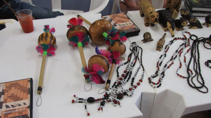 Crianças do Programa AABB Comunidade participam da Palestra Estética, Canto e a Música Guarani