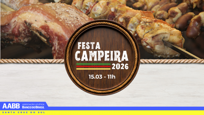 Estão abertas as inscrições para a tradicional Festa Campeira da AABB!