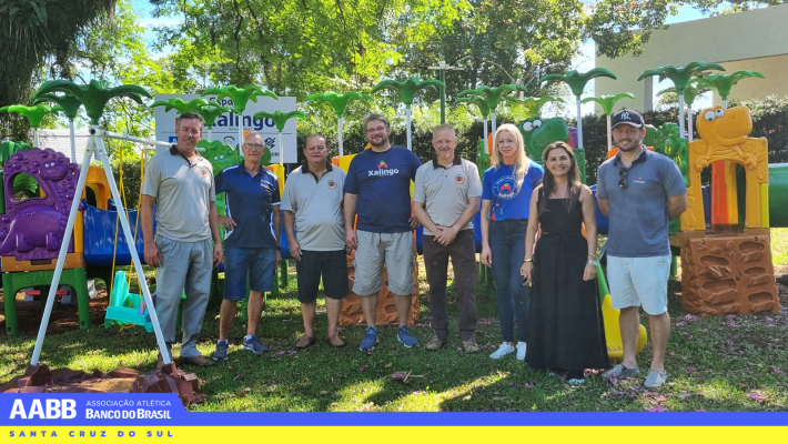 FENABB, AABB e Xalingo lançam novo playground na sede do clube