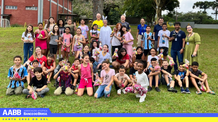 Páscoa é celebrada com alegria e integração no Programa AABB Comunidade