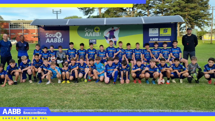 Escolinha de Futebol da AABB Santa Cruz abre inscrições e projeta ano repleto de competições