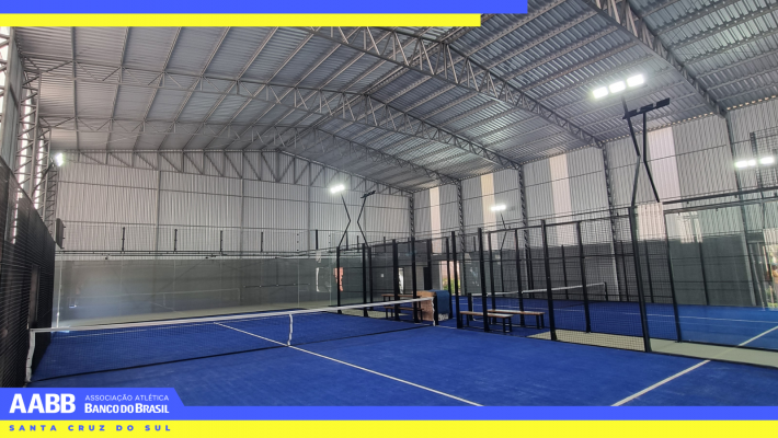 Quadras de padel liberadas na AABB