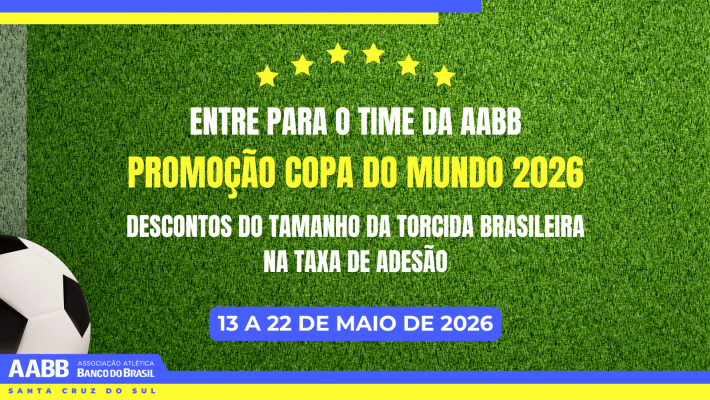 Promoção especial da Copa do Mundo 2026 terá descontos na taxa de adesão