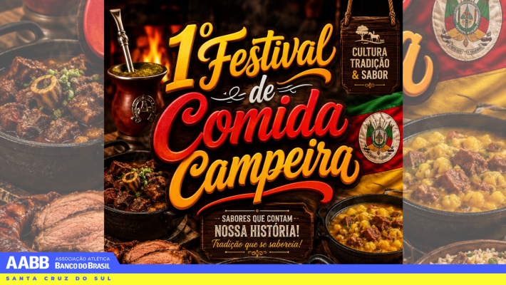 Vem aí o 1º Festival de Comida Campeira da AABB