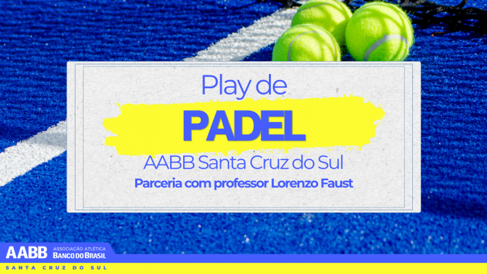 AABB promove 1º Play de Padel neste sábado