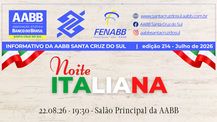 Informativo da AABB de julho já está disponível