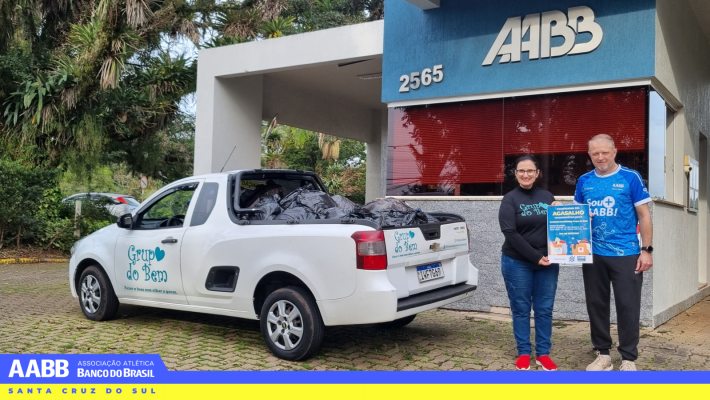 Solidariedade em ação: AABB e Banco do Brasil realizam entrega das doações da Campanha do Agasalho
